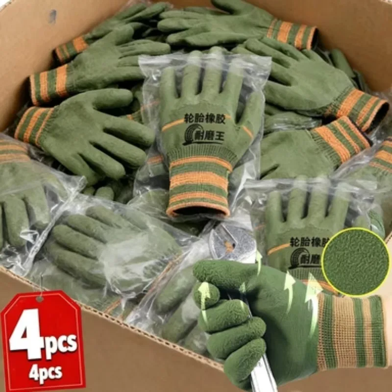 1/2 Pairs Gardening Gloves Unisex Garden Work Gloves Protective Glove for Rose Planting Outdoor Gardening Plant Care Tools