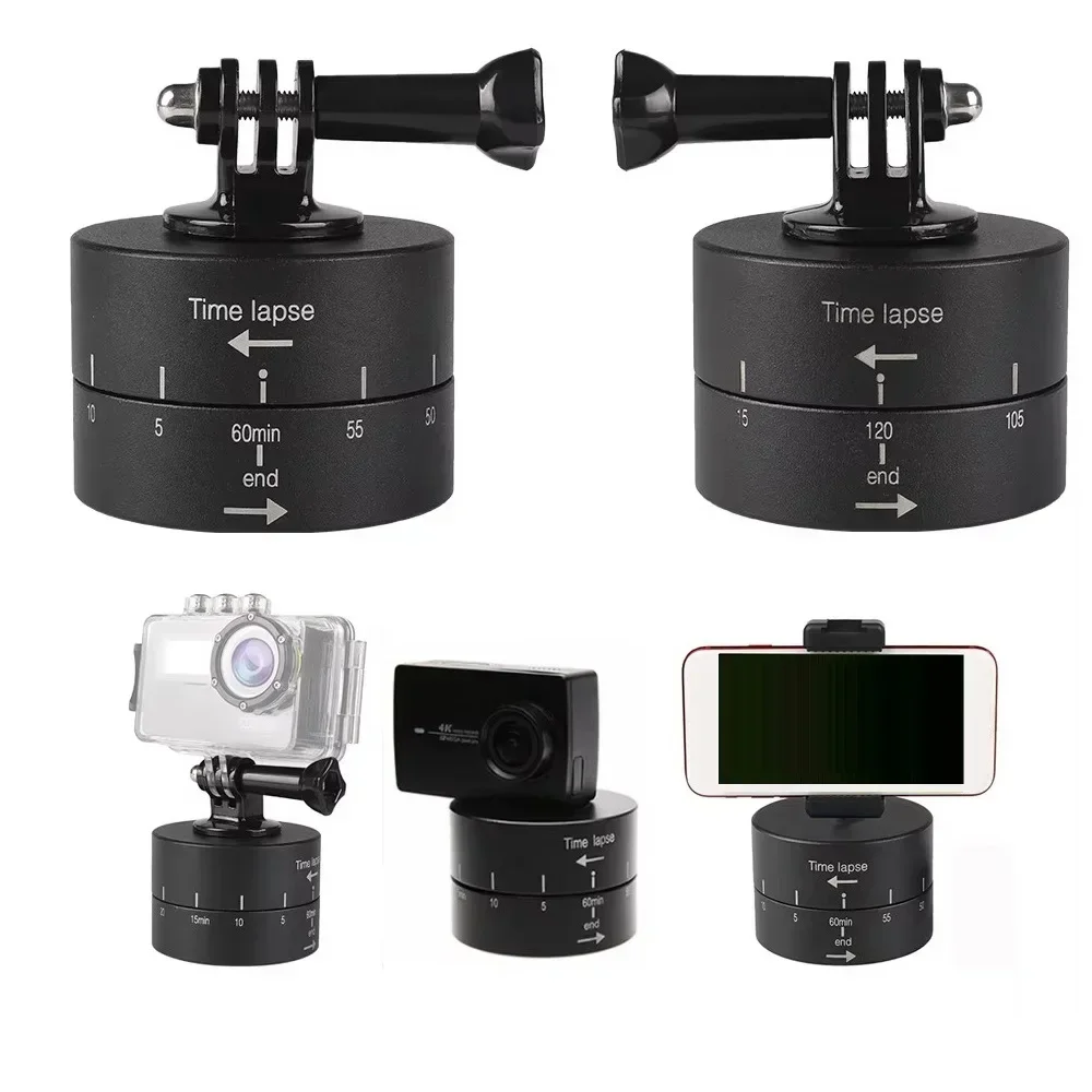 ZLRLMHY for GoPro Hero 11 10 9 Xiaomi DSLR Phone Stabilizer Photography Aluminum Panning 360 Degrees Rotating 60 Min Yuntai