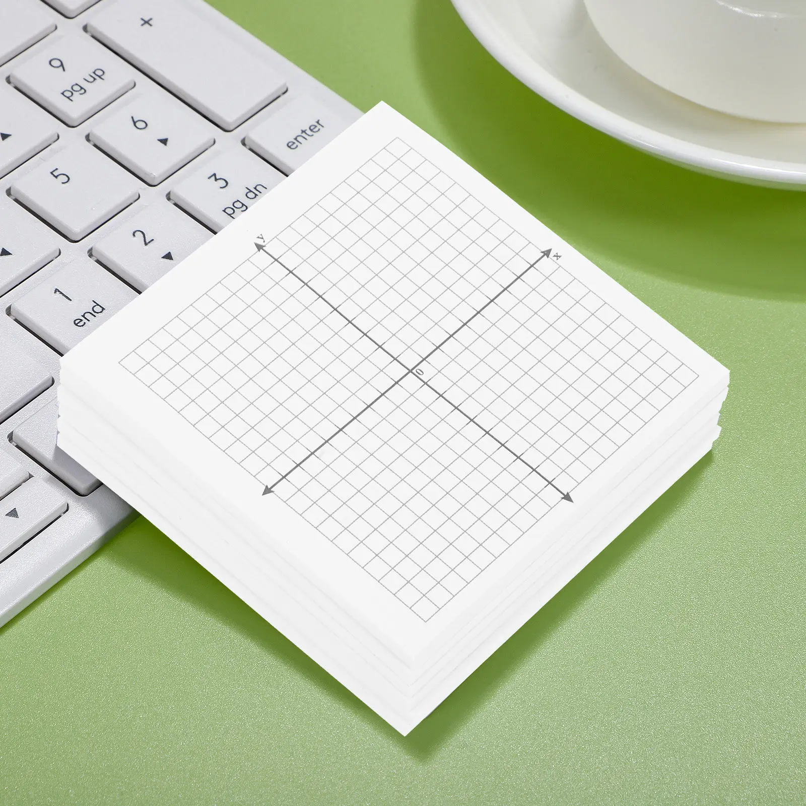 6 blocs de notas adhesivas con - Graph Paper Pad reseña y precio