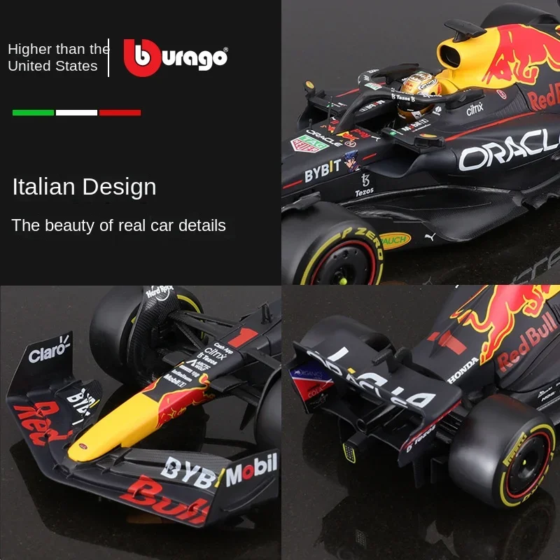 Bimei 1:24 Red Bull RB18 F1 Car Model 2022 Alloy Simulation Car Model Dimensional Formula Racing Car