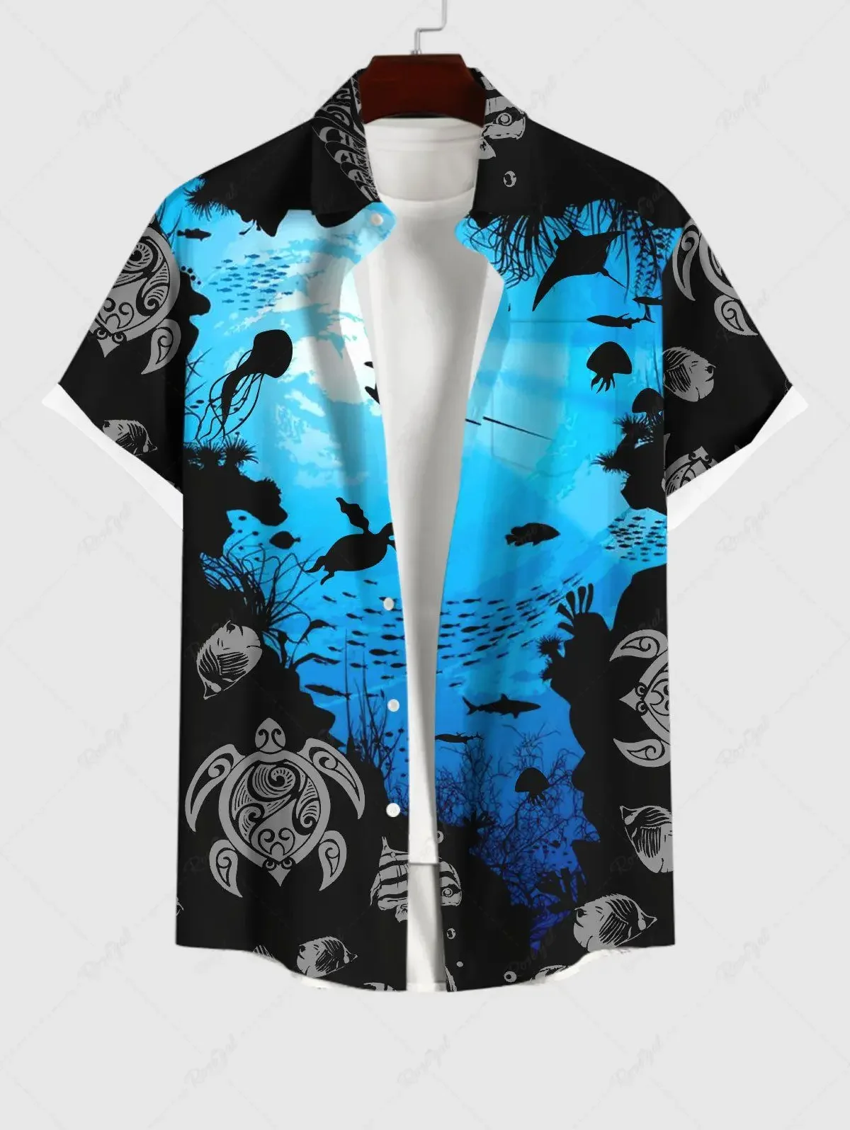 

Hawaiian Men's Shirt 3D Print Shirts Button Up Beach Vacation Shirts Summer Short Sleeve Shirts Casual Shirts For Men Clothing