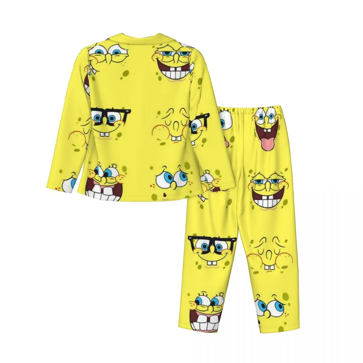 SpongeBob SquarePants Women Pajamas 2 Pieces Set Loungewear pyjama pour femme