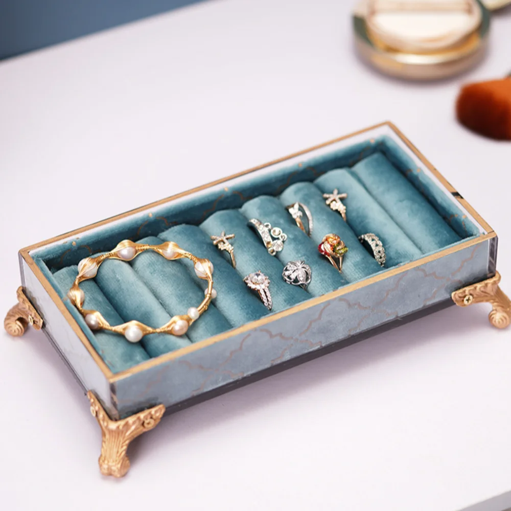 Smooth Jewelry Display Stand Multiseriate Durable Jewelry Organizer Holder Neat Large Capacity Jewelry Tray Holder Household