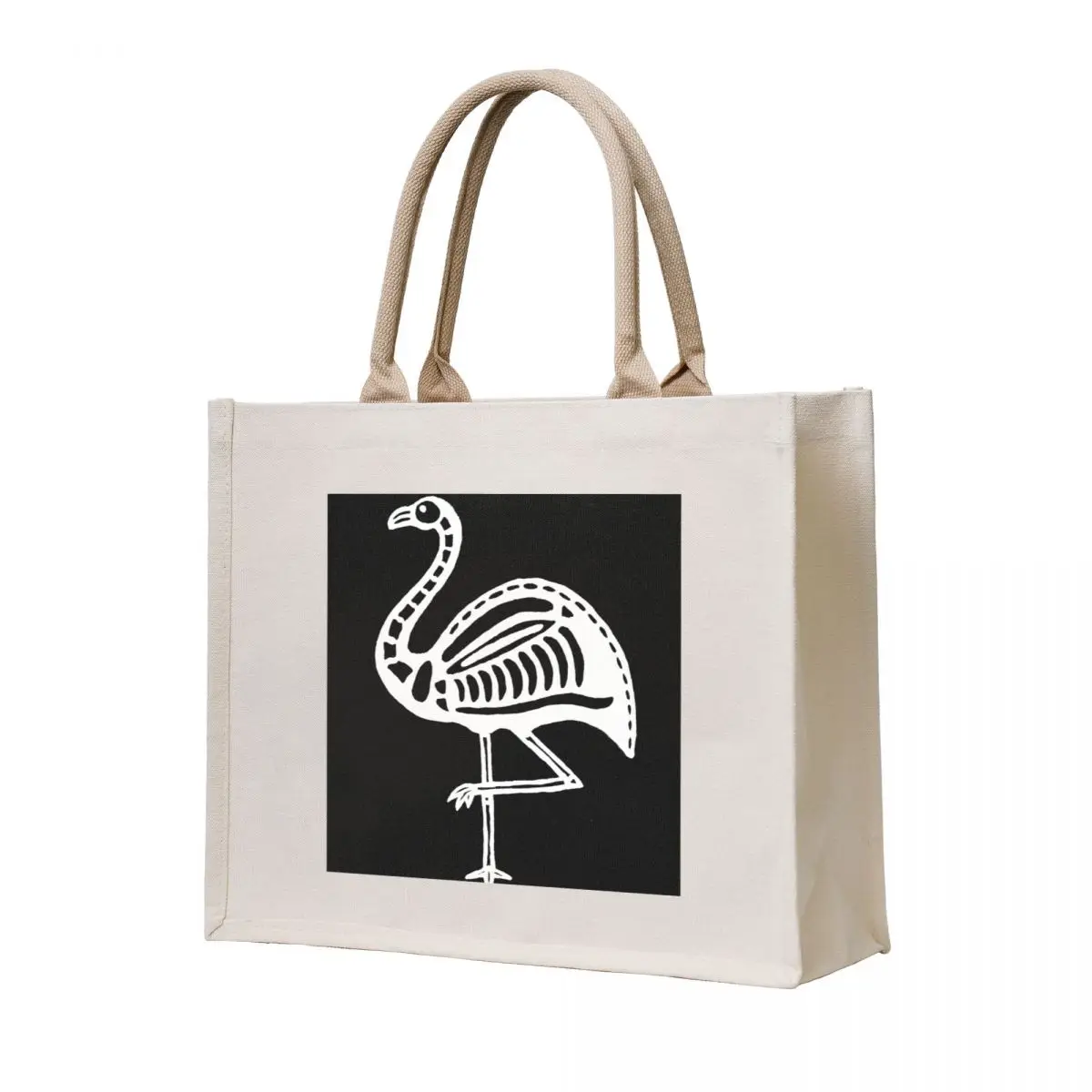 

Skeletal Flamingo (reversed) Tote Bag tote bag canvas Canvas bag shopper bags