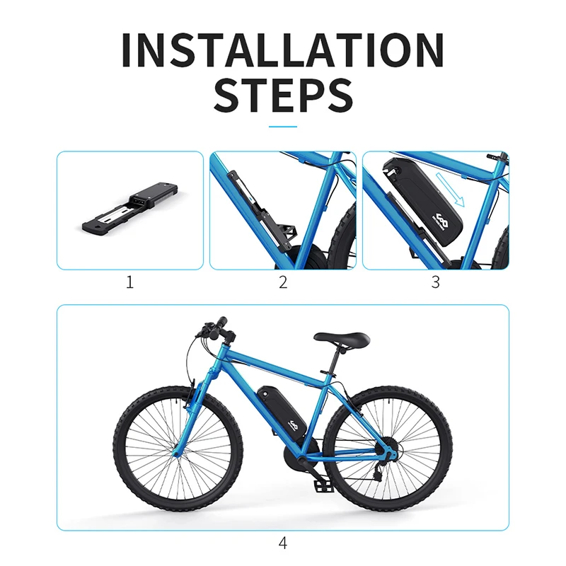 Ebike Batterie Hailong 36V 48V 52V 15Ah 20Ah 24Ah 18650 21700 Elektrische Fahrrad Batteria für 250W 350W 500W 750W 1000W Motor – Detail 8