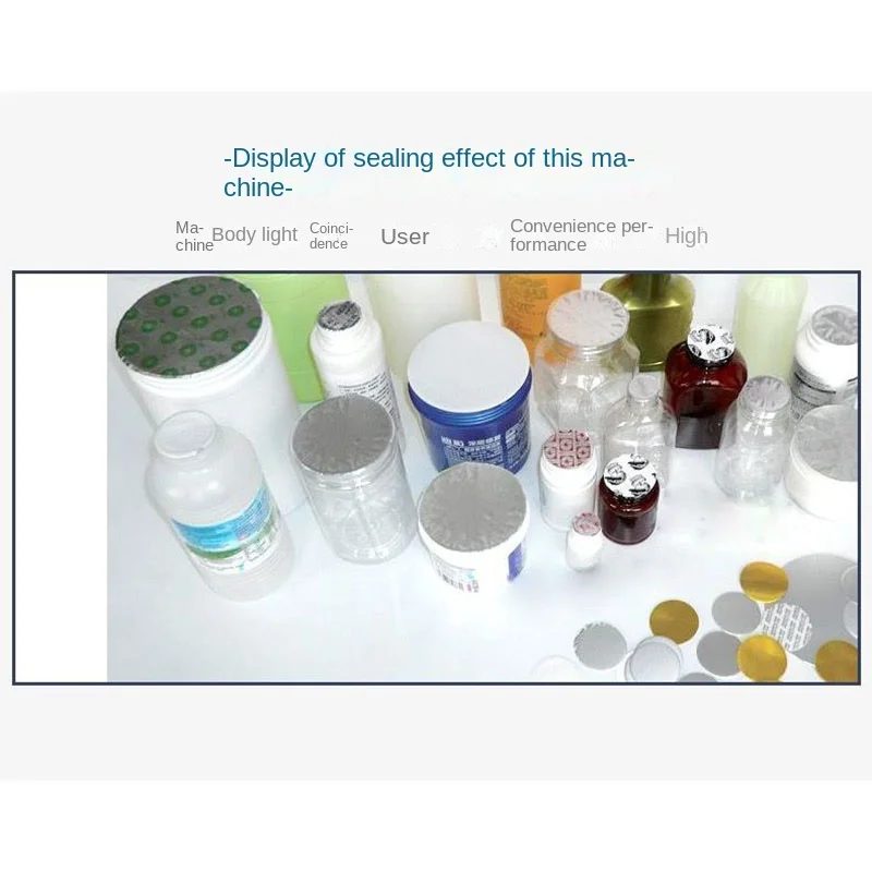 Fast Shipping F500 Handheld Electromagnetic Induction Sealer Foil Plastic Cap Sealing Machine Continuous Bottle Capping Pack