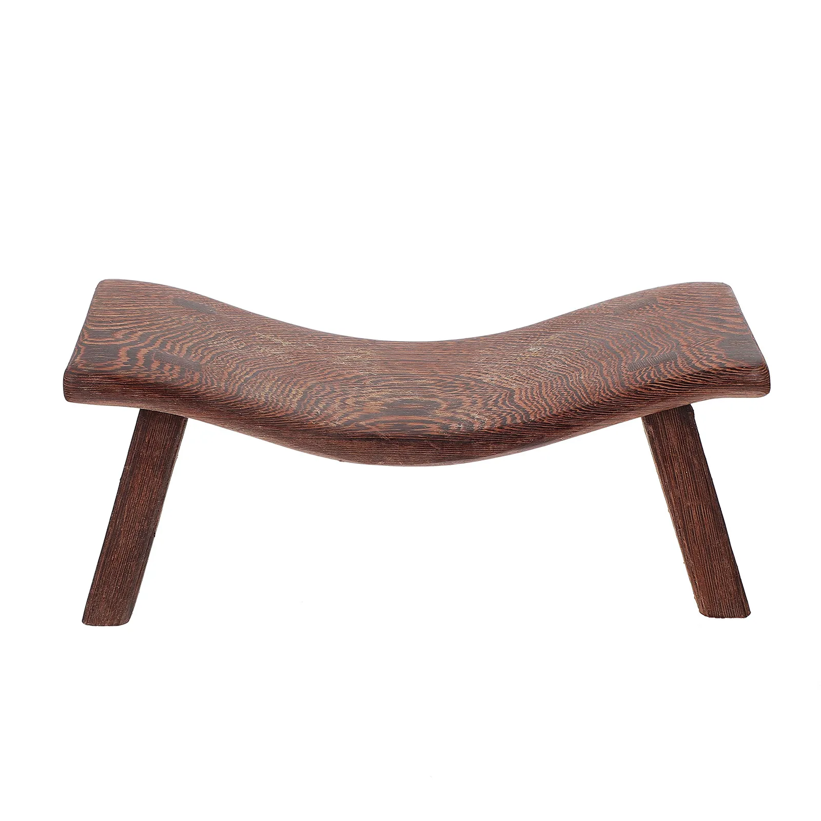 1Pcs Wooden Pillow Neck Support Ergonomic Cervical Pillow Arch Shape for Spine Correction Stress Relief and Home Use
