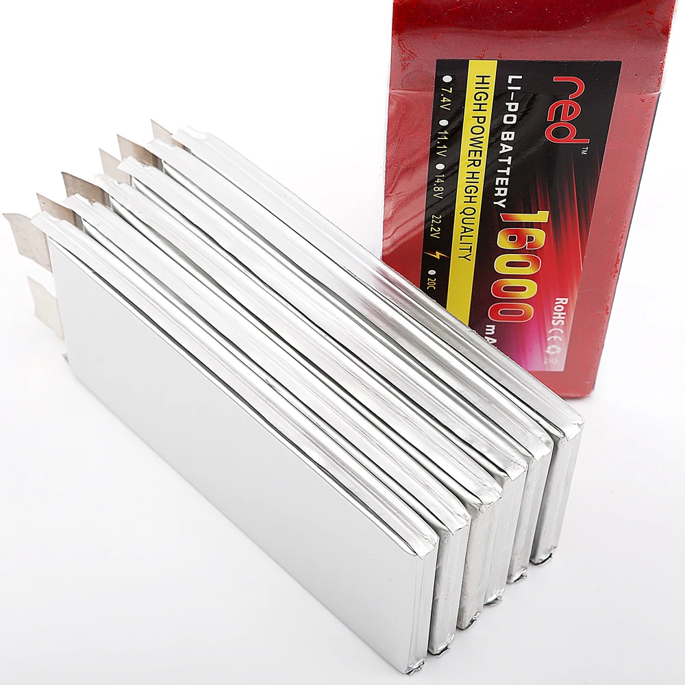 16000mah 3s/4s/6s 11.1v/22.2v batteria Lipo 10000mah cella per veicoli elettrici auto