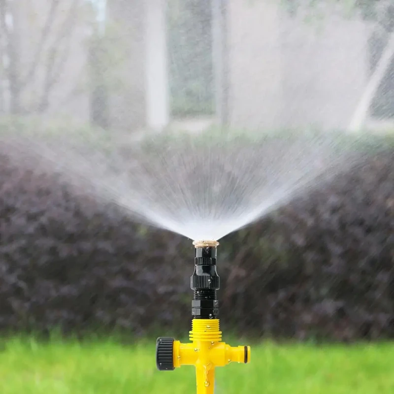 

360° Garden Sprinkler Rotation Irrigation Watering System Automatic Agriculture Lawn Farm Greenhouse Spray Nozzle Tool