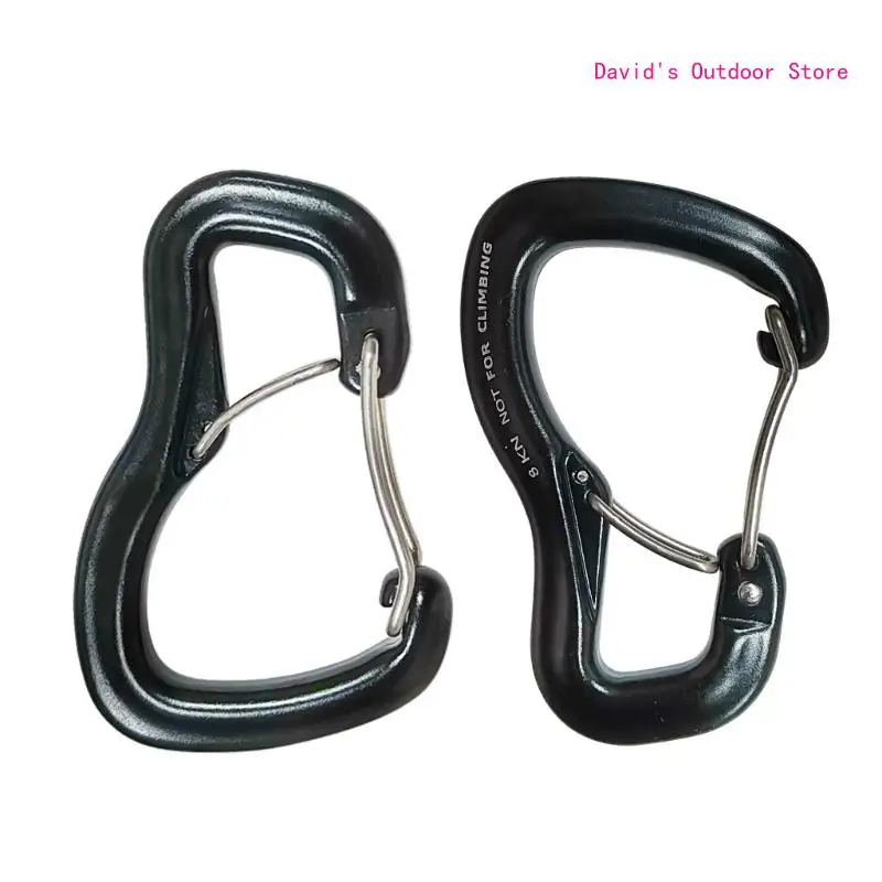 

2 Pack Climbing Carabiners Light weight Carabiners Durability Carabiner Clip X3UA