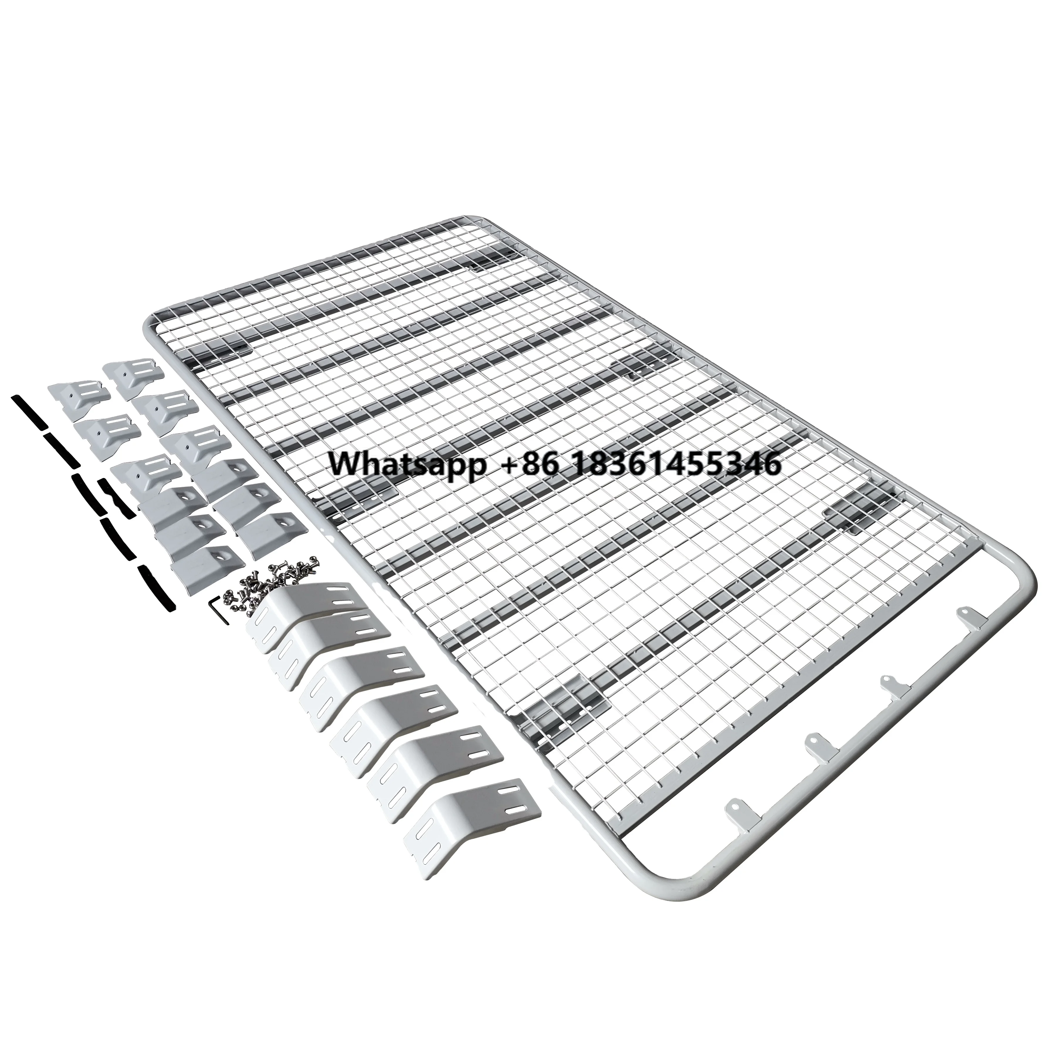 

YH-E-022 Q2 Universal Platform Flat Iron Steel White/black Roof Rack Luggage Rack Carrier Basket Roof Basket