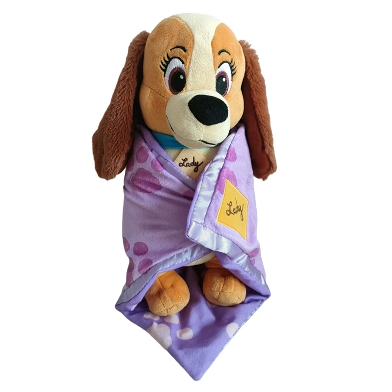Disney Lady Dog Animal dibujos animados muñecos de peluche de alta calidad cumpleaños regalo de Navidad para niños 26cm