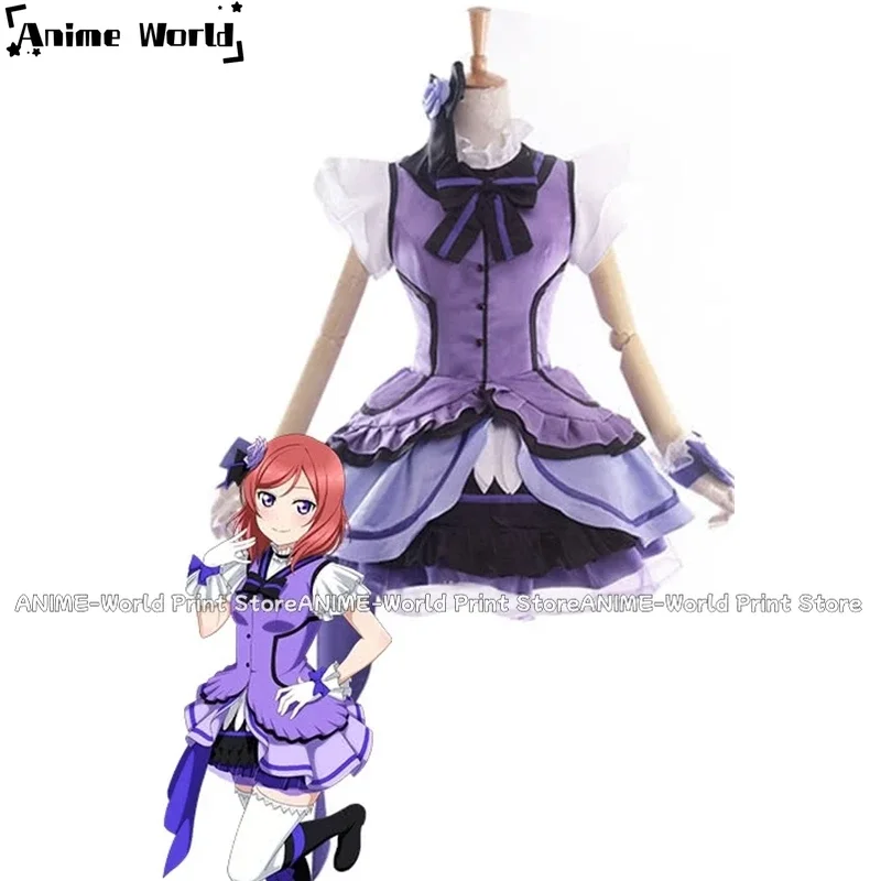 

《Custom Size》Love Live! Maki Nishikino Anime Cosplay Costumes Stage Dresses