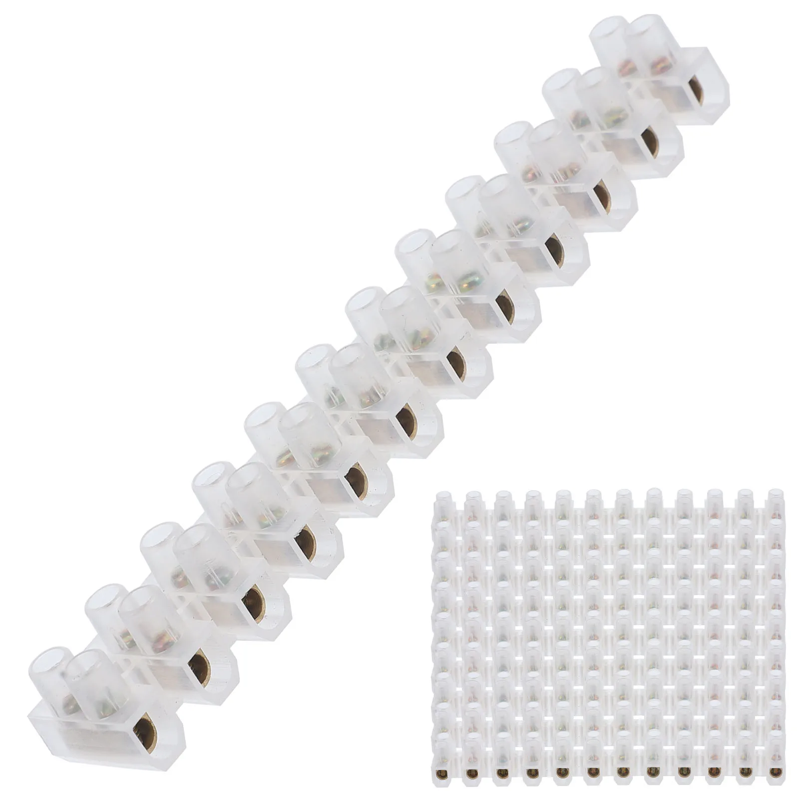 

10pcs Nylon 380V 5A Screw Terminal Block Electrical Cable Connector Wire Quick Connectors Kit For Lighting Motors Machinery
