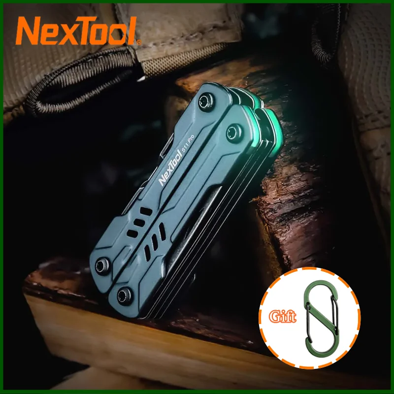 

NexTool S11 Pro Mini Sailor Pliers 12-In-1 Multi Tool Pocket Knife Folding Tools Wire Cutters EDC Card Pin Screwdriver Scissors