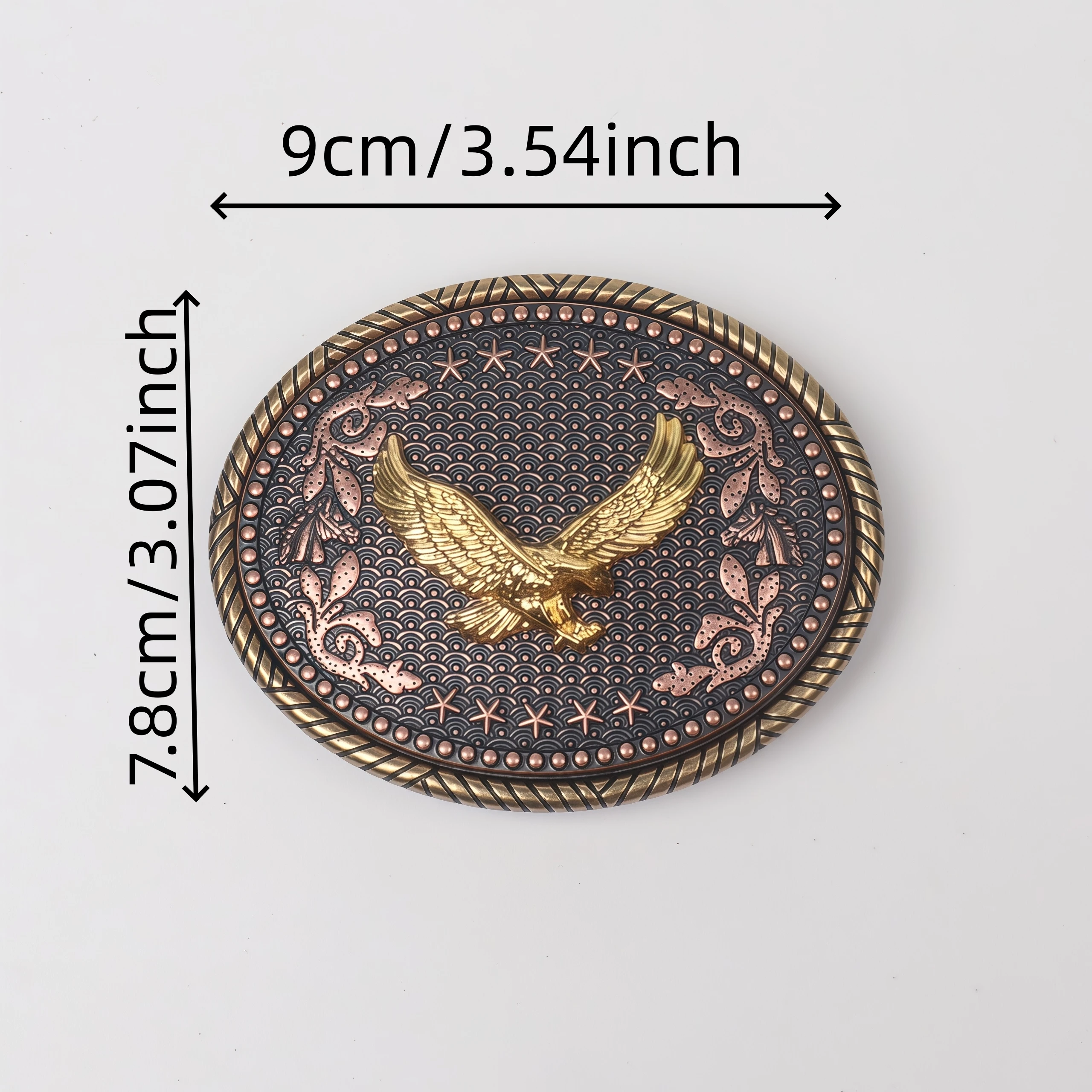 Metalowa klamra do paska w stylu western, klamra do paska w stylu vintage