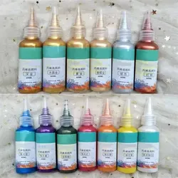 Pintura acrílica metálica para colorear estatuas, pigmentos de grafiti pintados a mano, resistentes al agua, no se desvanecen, 60ml