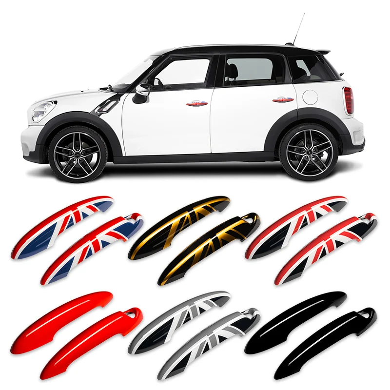 

2pcs Car Door Side Exterior Door Handle Shell Decoration Cover for Mini Cooper R50 R52 R53 R56 R60 Modified Parts Accessories