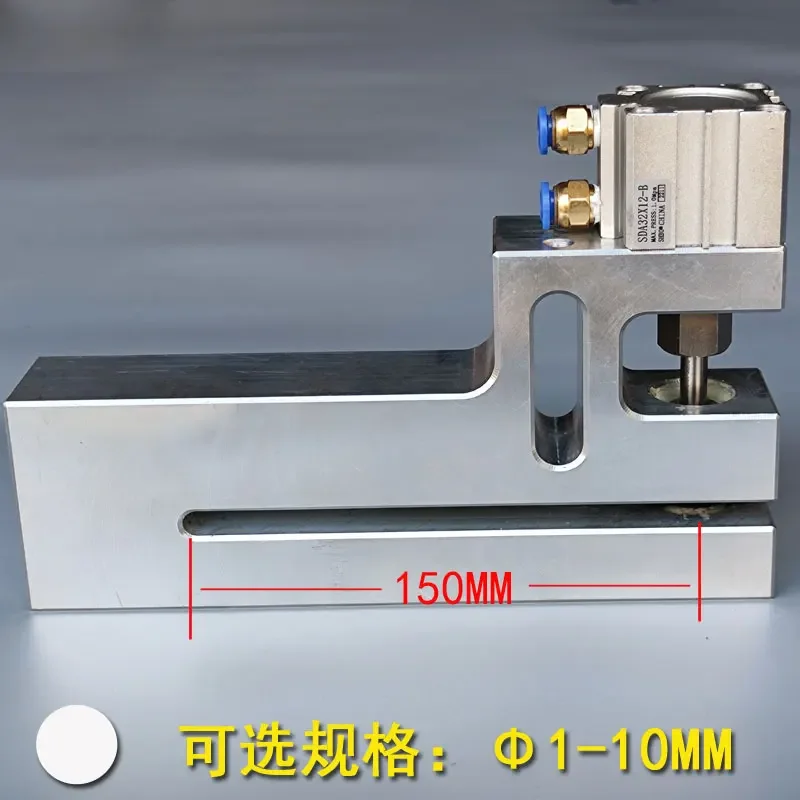 

Машина для изготовления пакетов, перфоратор, небольшой пластиковый пакет с круглым отверстием, пневматический штамповочный уплотнитель кромок в пластиковом пакете 80 мм
