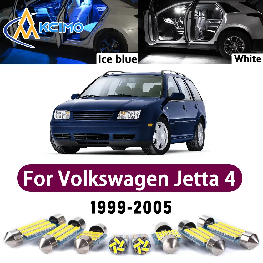 

Super Bright LED Interior Lamp Kit For Volkswagen Jetta 4 MK4 1999-2005 Error Free Canbus Trunk Reading Mirror Light Bulbs