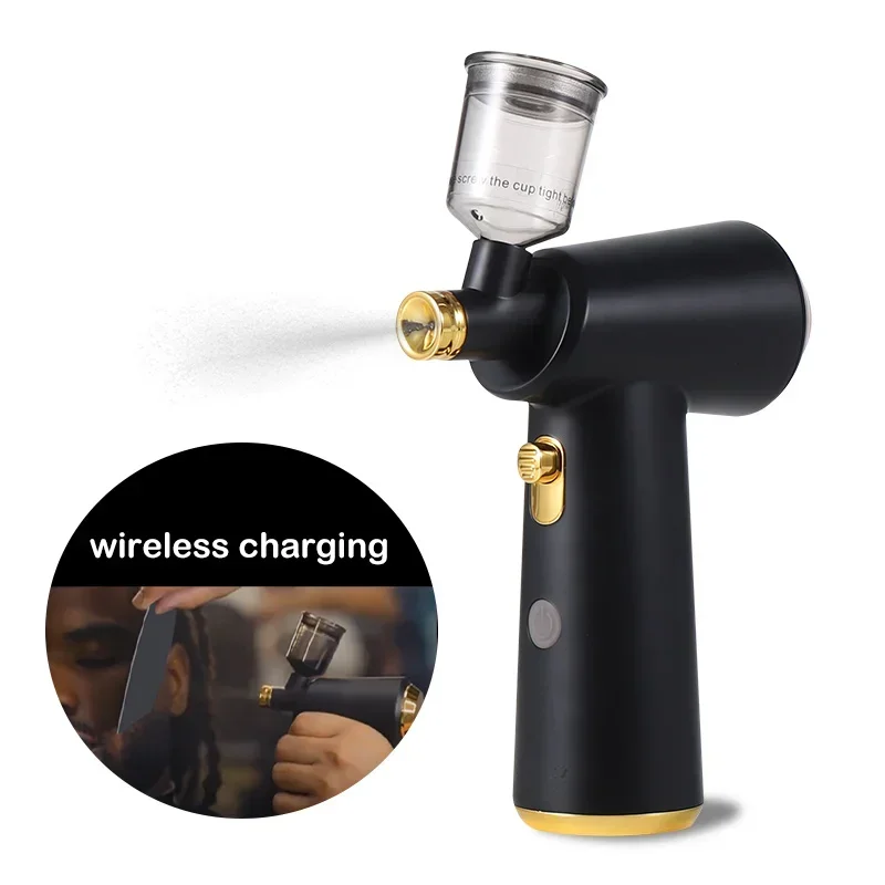 Hairdressing Air Brush Sprayer Nano Hydration Portable Mini Rechargeable Hairdressing and Tanning Tools