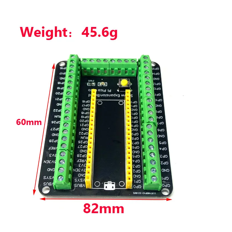 Raspber Pi Pico Terminal Block Expansion Board Raspber Pi Development Board GPIO Sensor