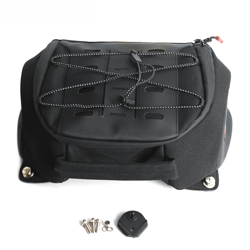 لسيارات BMW S1000RR/S1000R حقيبة خزان الوقود المعدلة، حقيبة سفر مريحة وسريعة التفكيك مقاومة للماء 6 لتر 18-25 #2