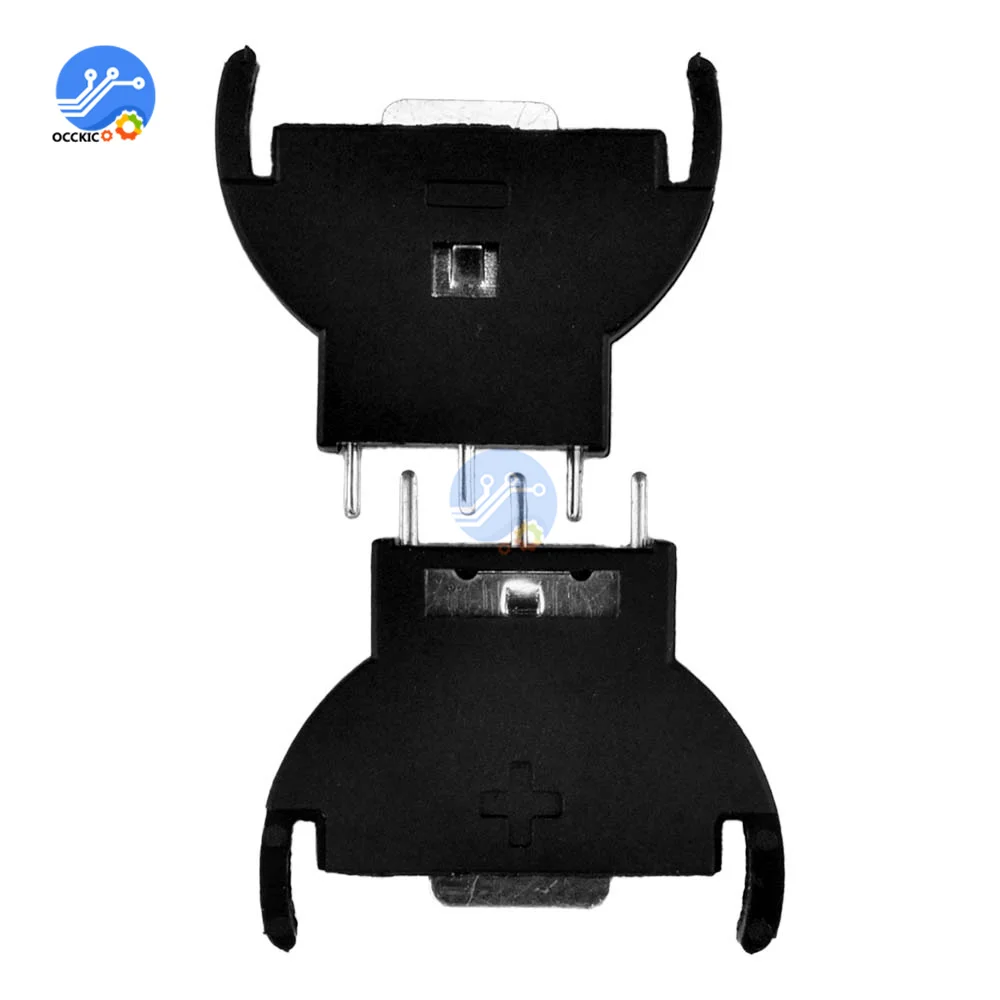 ボタンとコインホルダー用の半円形リチウム電池,1x5x10x cr2032 CR2025,ケース,2032バッテリー,2025個の販売