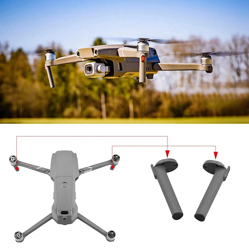 Frente perna esquerda Landing Gear, Substituição do pé para DJI Mavic 2 Pro, Zoom Drone Acessórios