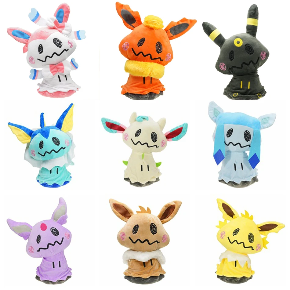 

Pokemon Plush Toys 15-20CM Kawaii Eevee Eeveelution Sylveon Flareon Jolteon Umbreon Vaporeon Dolls Toy Kids Xmas Birthday Gift