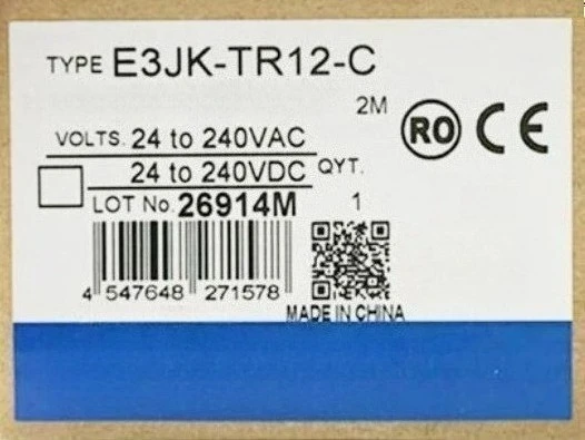 Brand New E3JK-RR12-C E3JK RR12 C Photoelectric Switch Product 1Pcs High Quality Assurance Fast Delivery