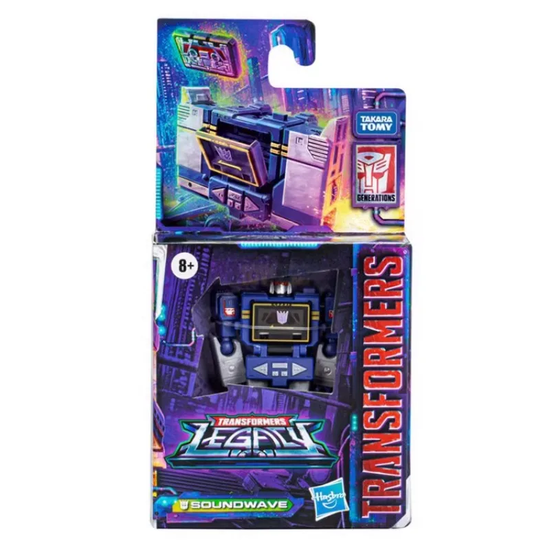 재고 있음 오리지널 Hasbro Transformers Legancy Soundwave 애니메이션 피규어 액션 피규어 모델 컬렉션 소년을위한 취미 장난감