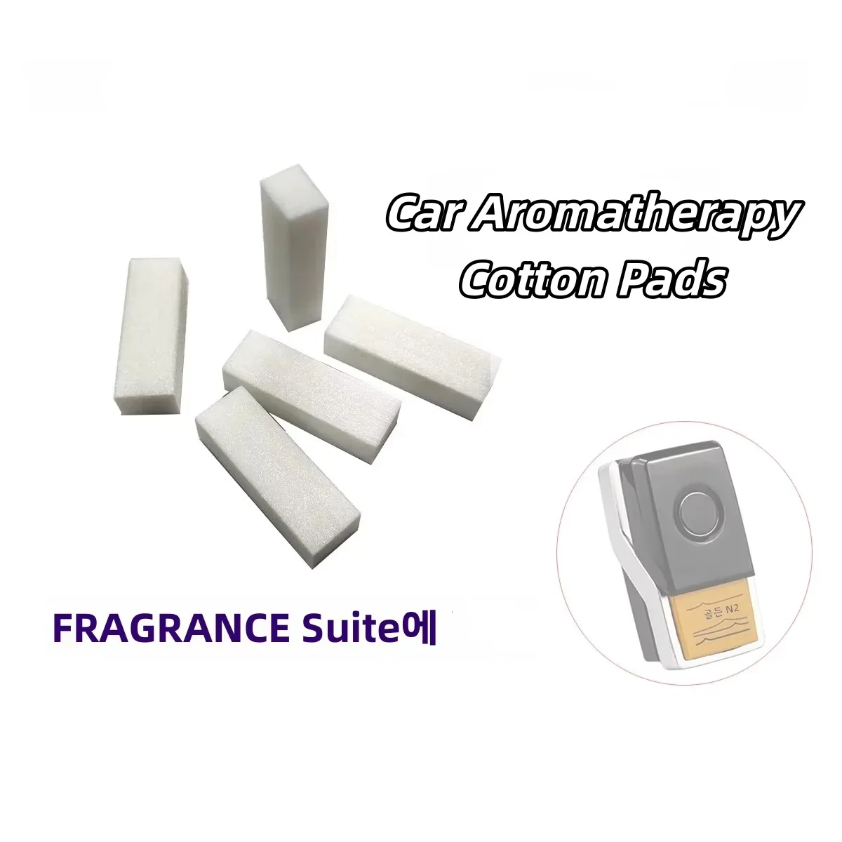 Blank Cotton Pads for BMW Ambient Air Fragrance - Fits G30 G11 X3-X7 3/5/7 Series