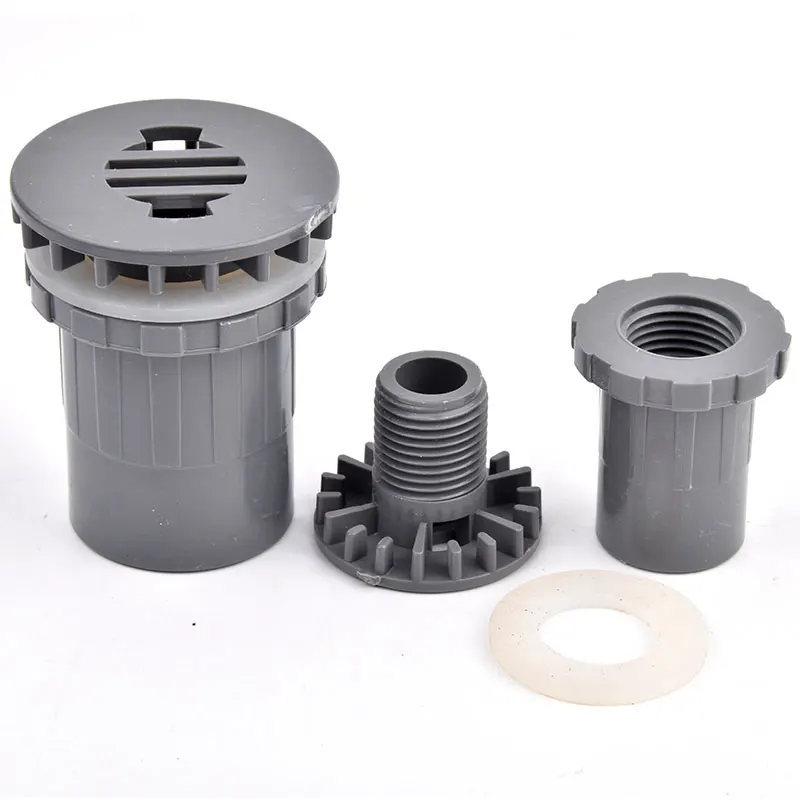 1Pc 20~50mm PVC Pipe Straight Aquarium Fish Tank Outlet Drainage Connector Home Garden Hydroponic DIY Water Supply Tube Fittings