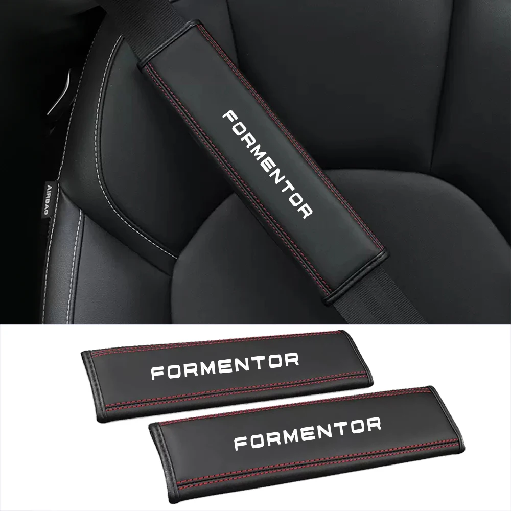 1Pcs Car Seat Belt Shoulder Covers Multifunction Comfortable Guard Safety Neck Cushion for Cupra Formentor