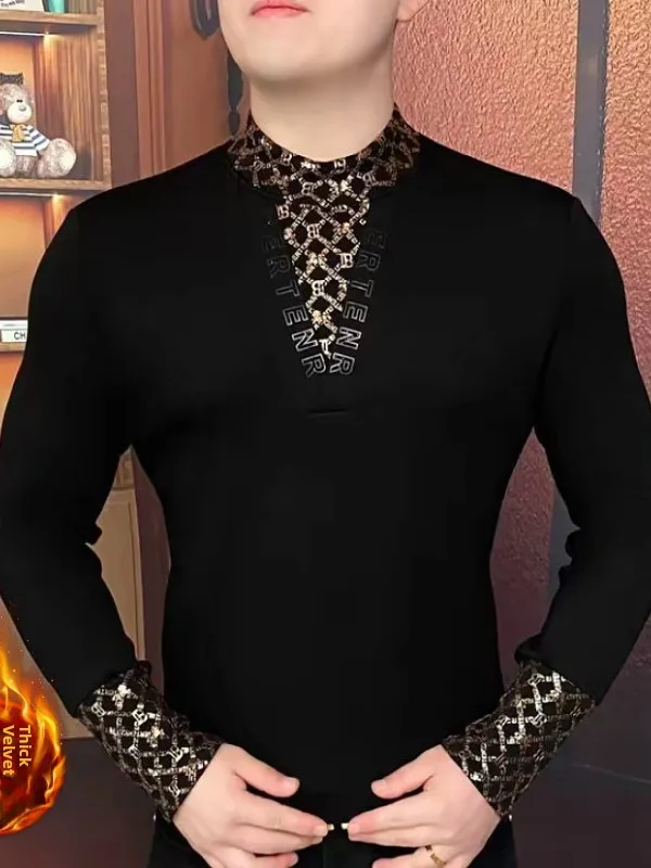 

Мужская толстовка с высоким воротником на флисовой подкладке, приталенная, с длинными рукавами, модная, базовая, удобная, дышащая, теплая