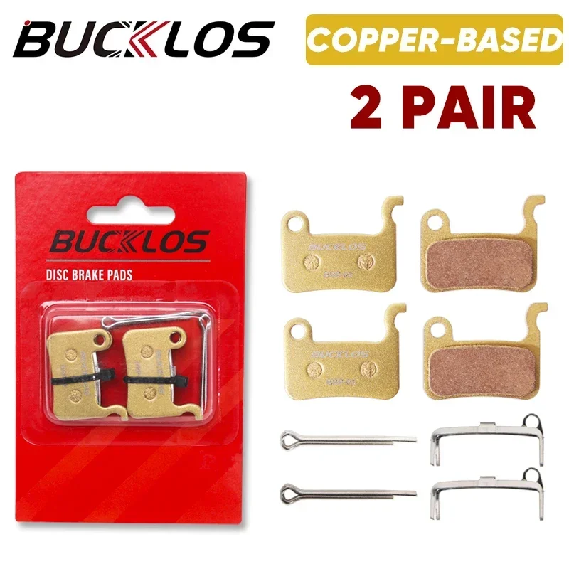 BUCKLOS Fiets Remblokken voor SHIMANO A01S M535 M07 MTB Road Fietsen Remschijf Pad Hars Keramische Duurzaam Fiets Schijfremblokken