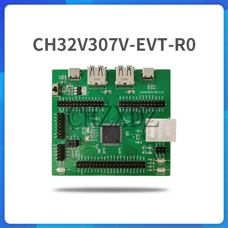 Scheda di valutazione CH32V307 originale al 100% Scheda di sistema EVT MCU Smart RISC-V4F Scheda demo CH32V307-EVT