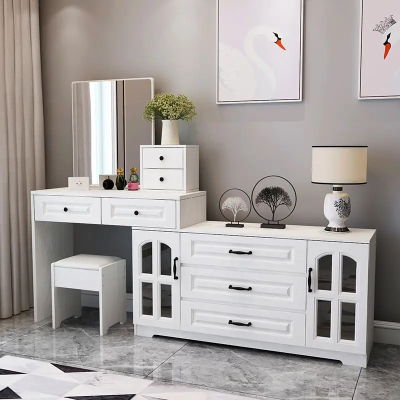 Multi-functional dresser, storage cabinet, integrated economical dressing table, simple dresser, small bedroom