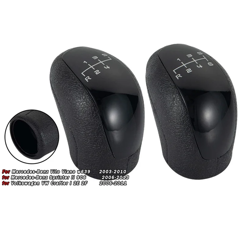 

5/6 Speed Manual Gear Shift Knob for Mercedes-Benz Vito Viano W639 -Car Transmission Shifter Handle, Durable Auto Accessories