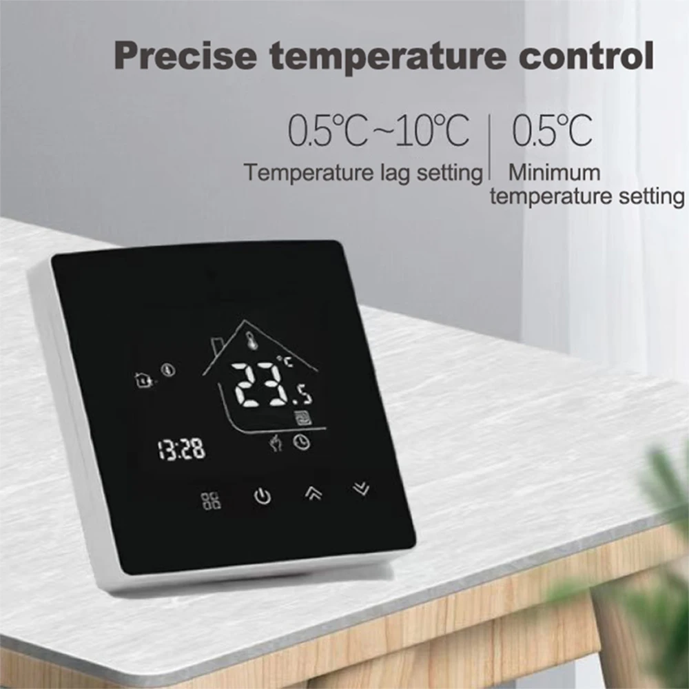 หม้อต้มแก๊ส Thermostat Wifi Tuya Smart Home เครื่องทําความร้อน Thermostat Mobile App รีโมทคอนโทรล Smart Life ทํางานร่วมกับ Google Home Alexa