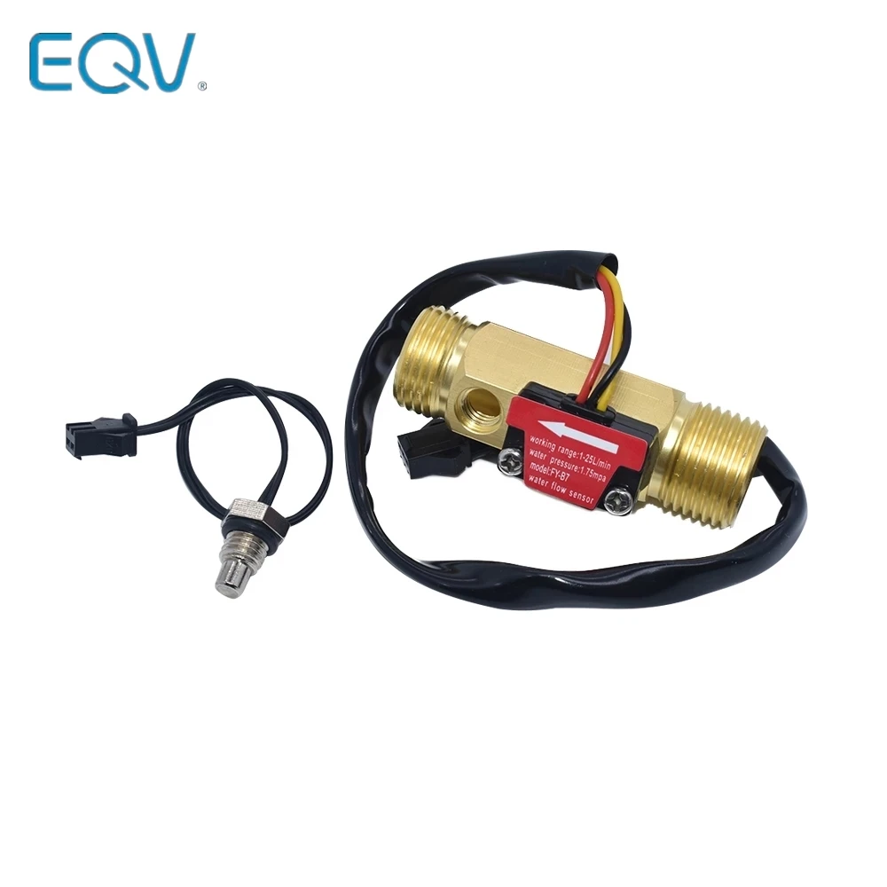 High precision water flow Hall sensor switching Brass water meter industrial turbine flowmeter suitable for water heaters