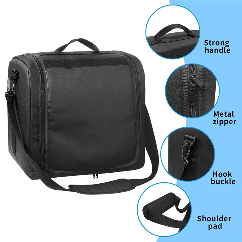 حقيبة قبعة A18E لقبعات البيسبول، حقيبة تنظيم القبعة للسفر والتنقل، تخزين قبعة Snapback، حقيبة حامل حامل القبعة