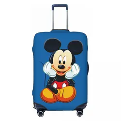 Custom Mickey Mouse Luggage Cover Protector Elastic Travel Suitcase Covers