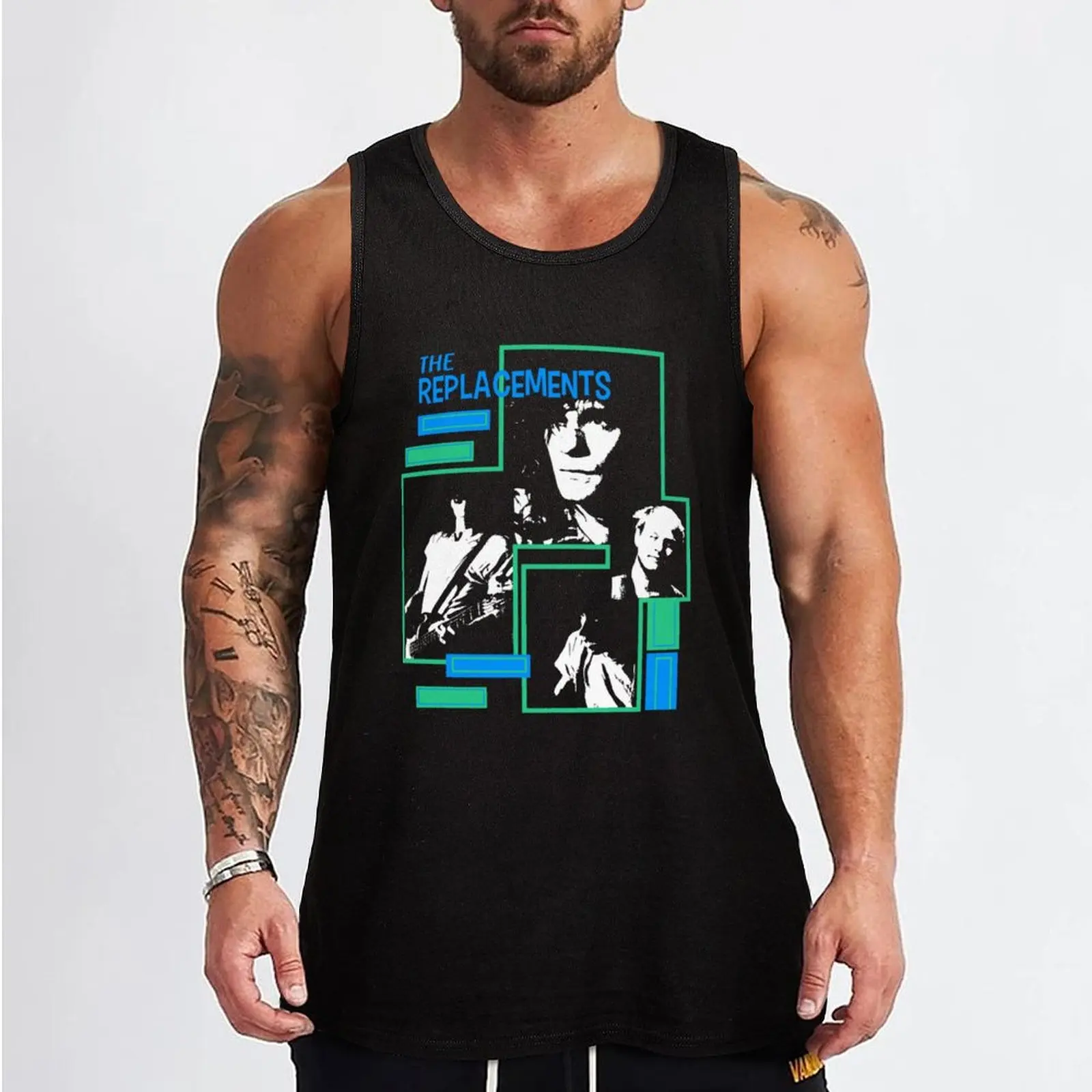 The Replacements Rock Tank Top summer 2024 sexy clothes men sports suits gym clothing men