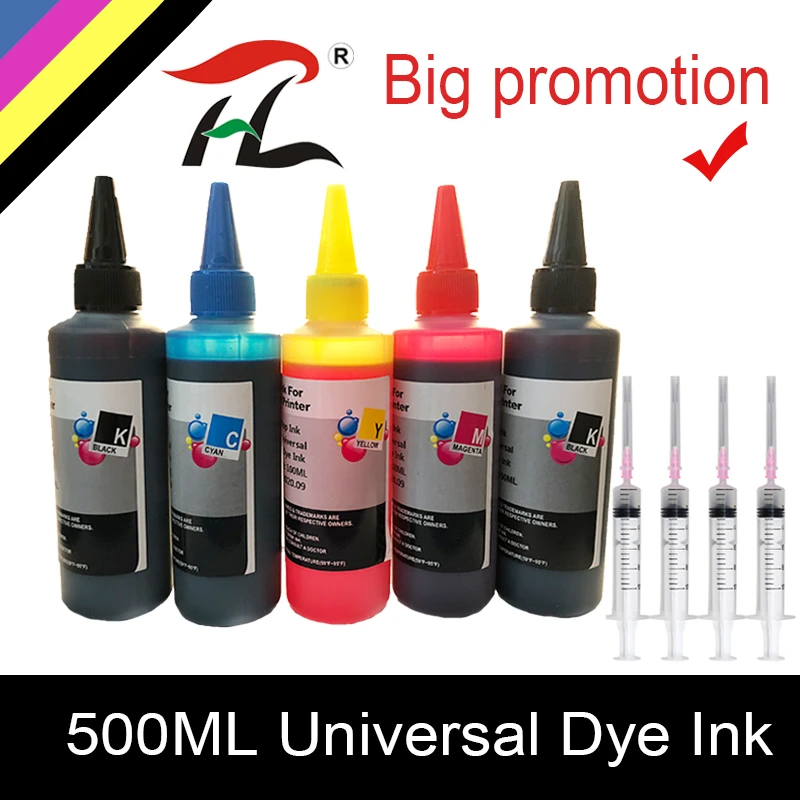 Kit de recarga de tinta de 100ml, cartucho de tinta para impresora HP 21, 22, 301, 302, 304, 121, 122, 123, 650, 652, 300, 140, 141, 343, 63, 65, 338