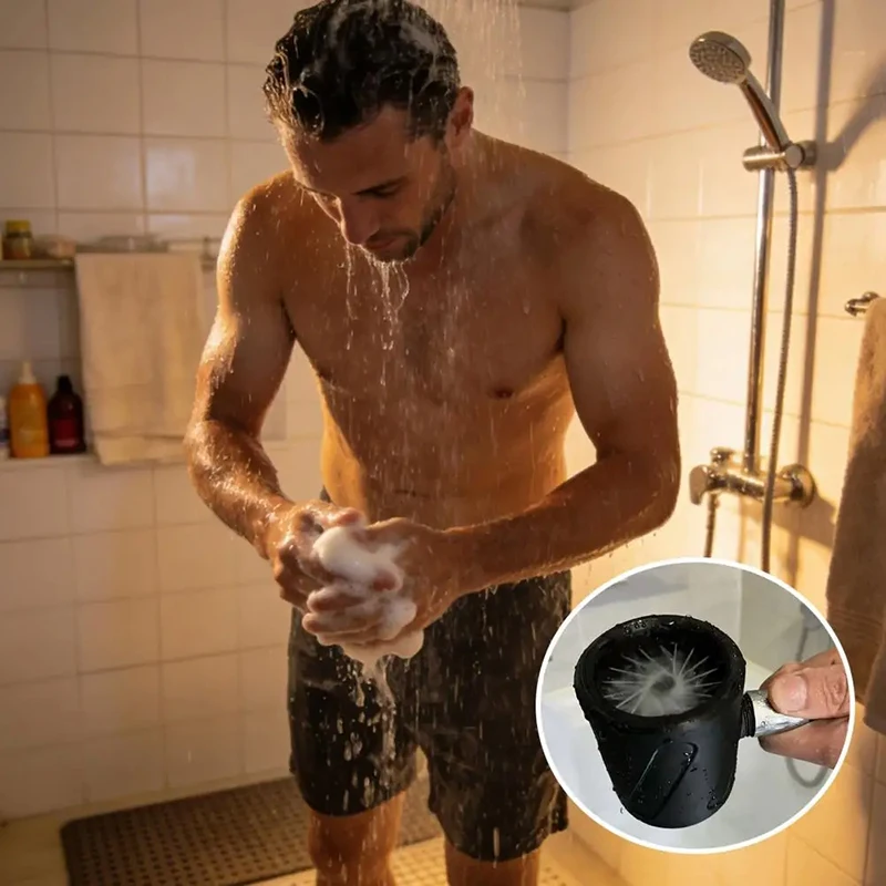 Men Shower Nozzle Powerful Full Cleaning Massage Sprayer Multifunctional 2 in 1 Dog Cat Foot Wash Tool High Pressure Shower Head view 3