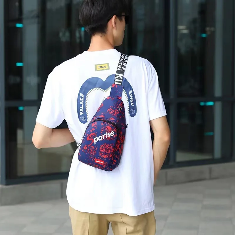 New New Color Breast Bag Men's Crossbody Bag Small Backpack Shoulder bags Mobile Phone Large Capacity Chest Bags