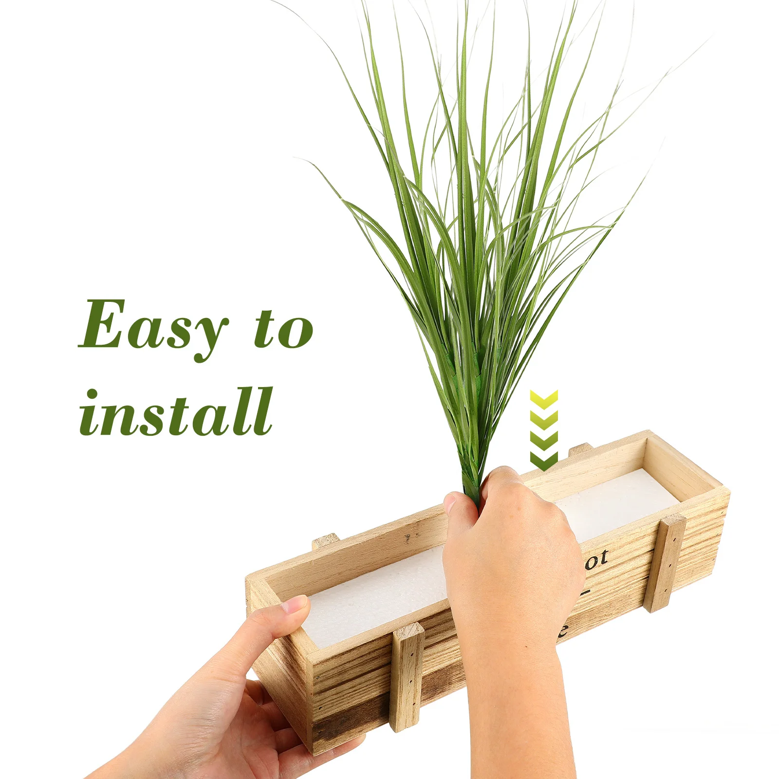 12 قطعة من العشب الاصطناعي نبات محاكاة نابض بالحياة ديكور للمنزل حديقة تخطيط المشهد الزينة نماذج نباتية وهمية