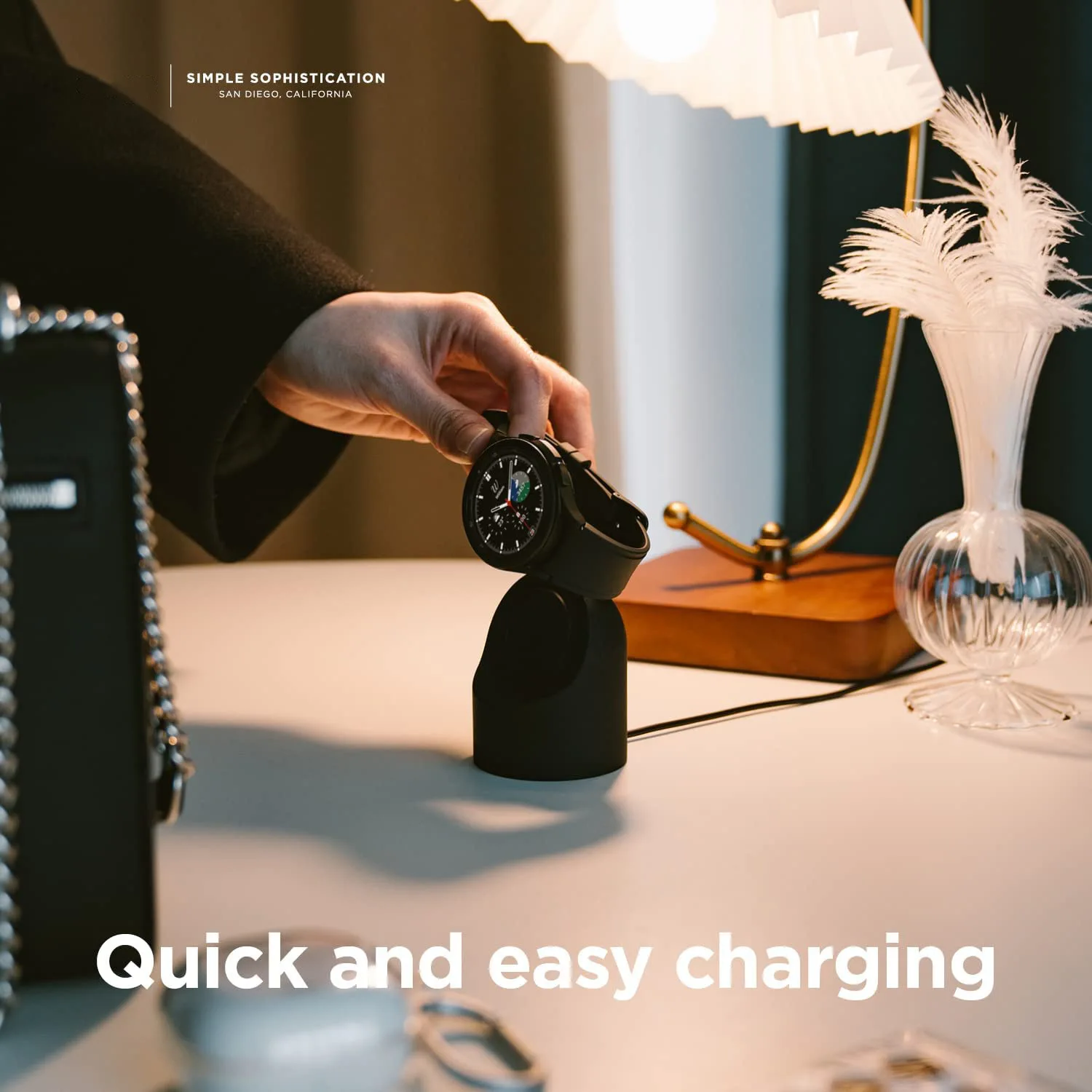 삼성 갤럭시 시계 울트라 47mm 충전 스탠드 보관 시트 용 실리콘 충전 브래킷 삼성 갤럭시 시계 7 울트라 시트 용